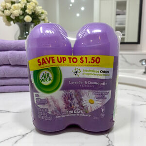 NEW AirWick Lavender Chamomile Freshmatic Ultra Automatic Air Freshener Refills